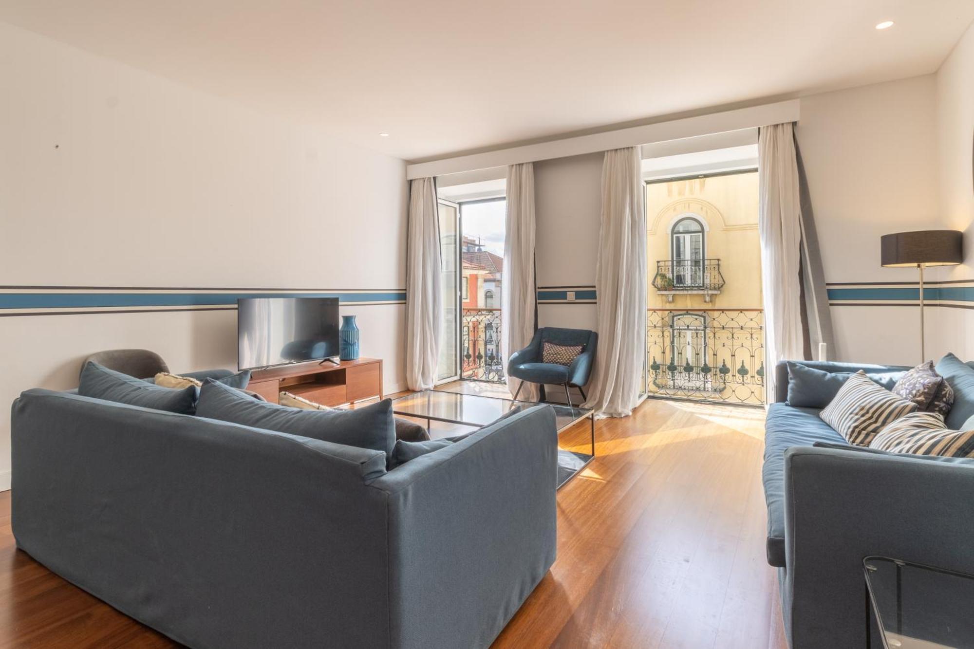 Ferienwohnung Modern 3Br, Terrace, Ac/Heating & Self Check-In Lissabon Exterior foto