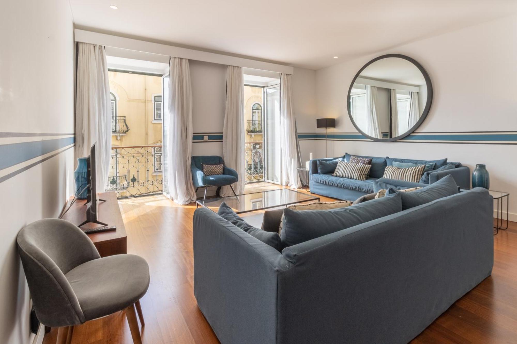 Ferienwohnung Modern 3Br, Terrace, Ac/Heating & Self Check-In Lissabon Exterior foto
